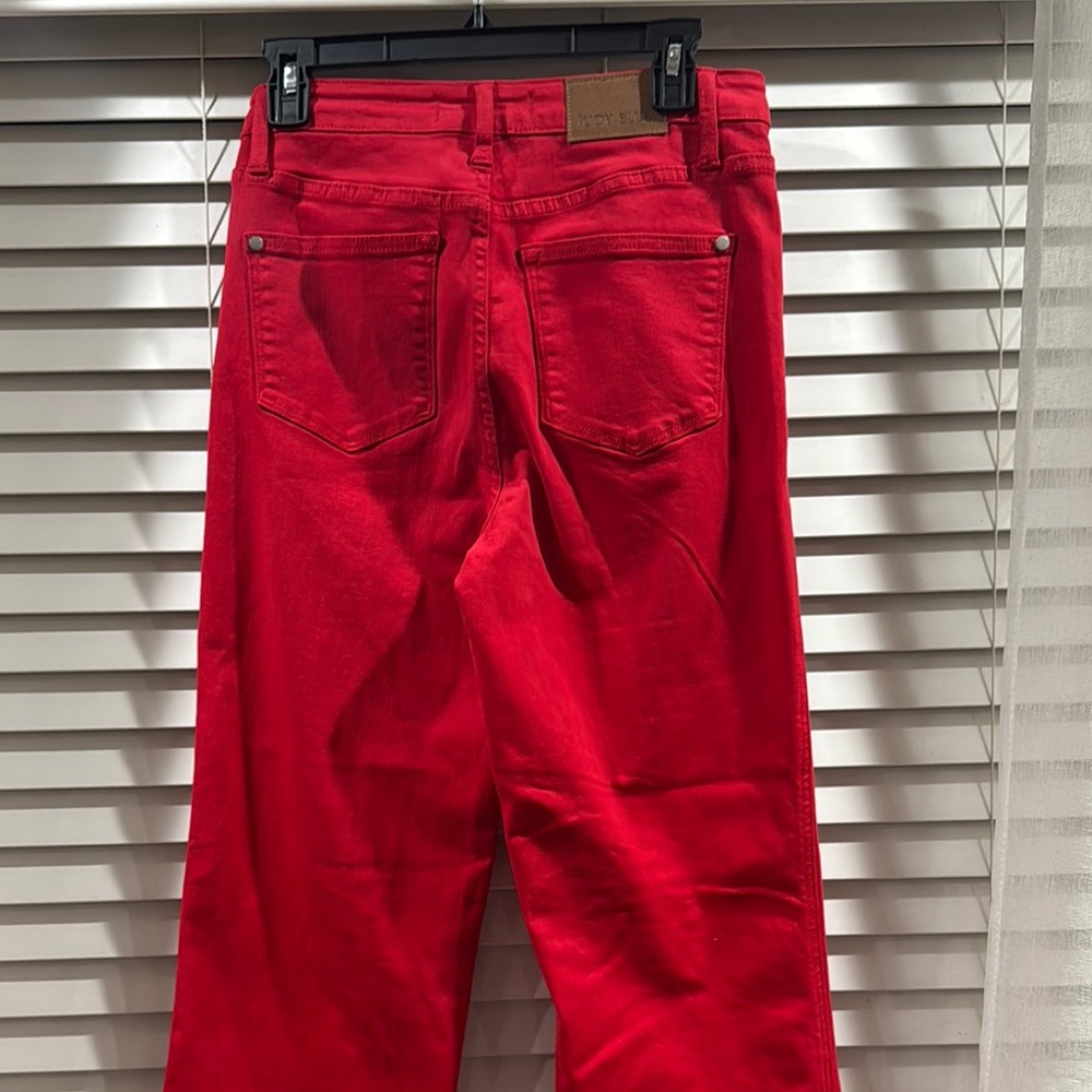 Judy Blue Vibrant Red Straight-Leg Jeans - Picture 3 of 3